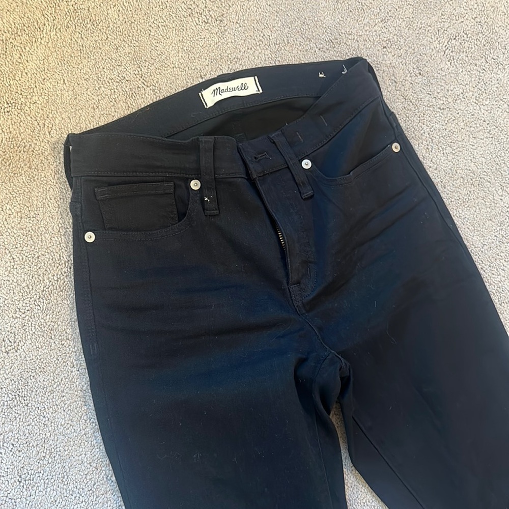 Madewell black skinny jeans